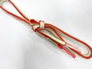 未使用品　正絹　手組帯締め